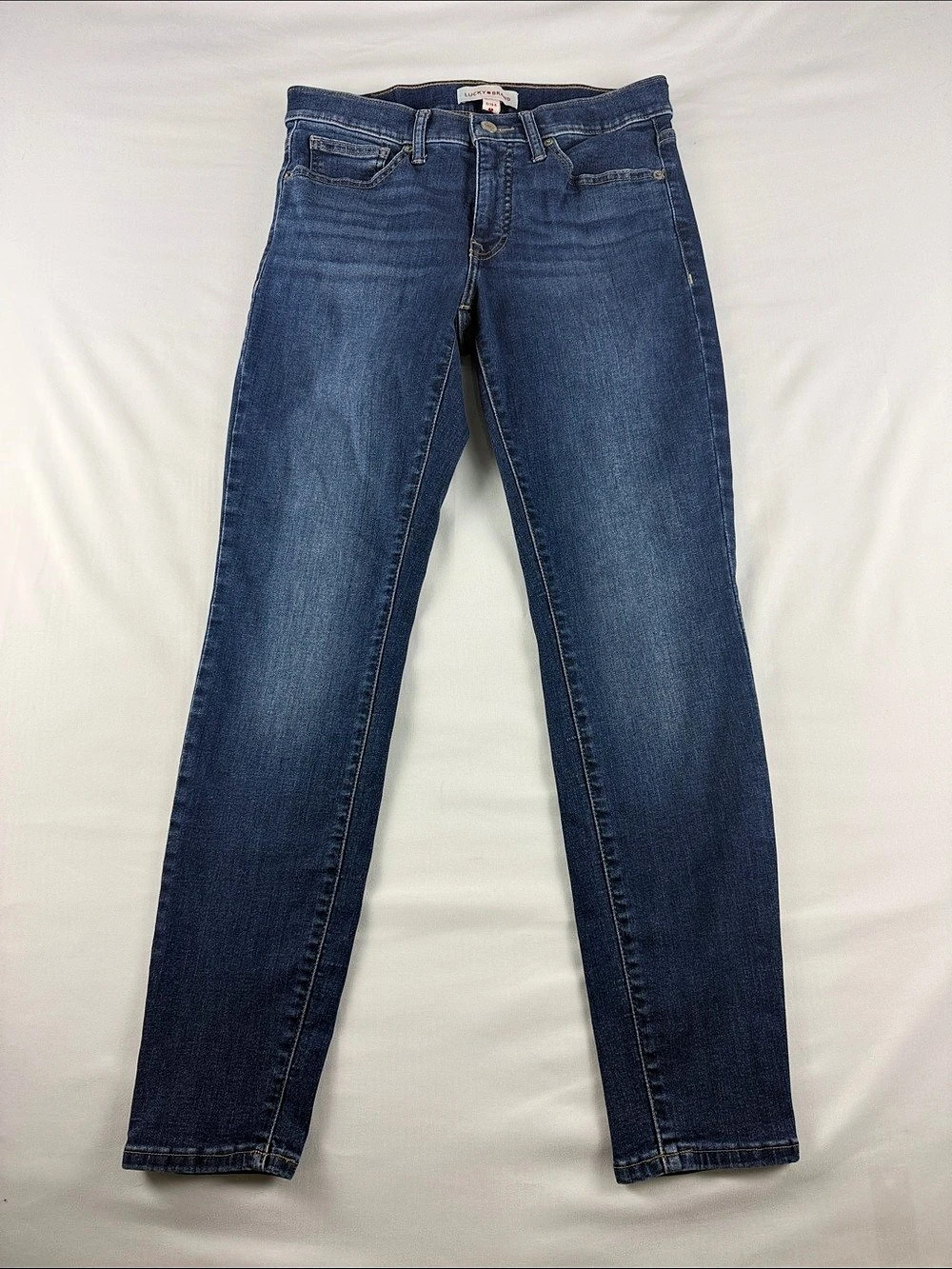 Lucky Brand Mia Mid Rise Skinny Jeans Women’s 28 Stretch Denim Like New